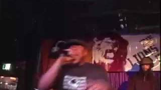 THE MIC SABERZ PERFORMING AT THE LION'S DEN IN LONG BEACH MARCH 29