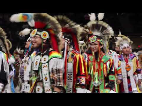 Friday night grand entry and Contest