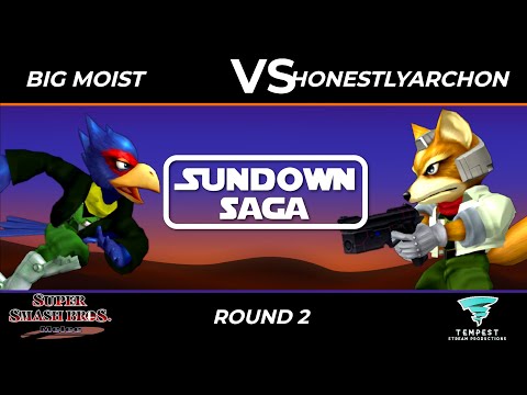 Big Moist (Falco) vs honestlyarchon (Fox) - Melee Round 3 - Sundown Saga 2024