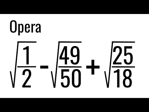 RAICES CUADRADAS CON FRACCIONES. SUMAS Y RESTAS. Matemáticas Básicas