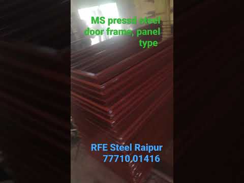 Ms material red oxide steel door frame, grade of material: c...