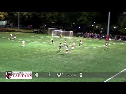 Carnegie Mellon Women's Soccer Game Winner Against Rochester 10-18-19
