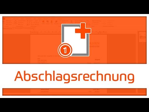 Abschlagsrechnung erstellen | smarthandwerk Handwerkersoftware