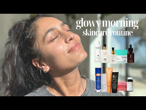 2023 MORNING SKINCARE ROUTINE FOR GLOWY SKIN + my favorite products!