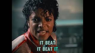 Download lagu Michael Jackson - Beat It (lyrical Video)(1080P_HD) mp3