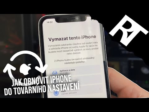 Jak obnovit iPhone do továrního nastavení - iPhone tovární nastavení - Jak resetovat iPhone
