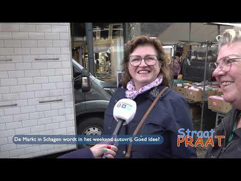 Straatpraat - Markt Schagen in weekend autovrij, goed idee?