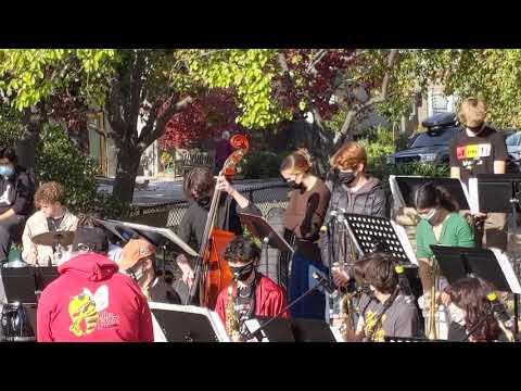 Jazz Ensemble at Winter Stroll - La Cucaracha - trad. Mexican folk song