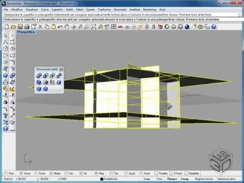 Video corso di McNeel Rhinoceros V4 - Crea solido