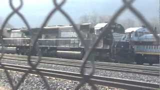 preview picture of video 'Norfolk Southern Lock Haven Yard'