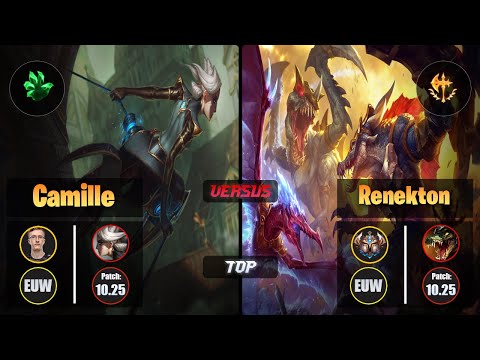 MagiFelix CAMILLE (Top) [Grasp of the Undying] VS RENEKTON - Challenger EUW Patch 10.25