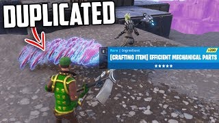 Can You DUPLICATE ITEMS on Fortnite Save The World?