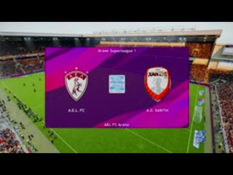 AEL Larissa vs AO Xanthi | PES 20 SuperLeague Greek Live Gameplay