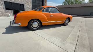 1972 Volkswagen Karmann Ghia Walk Around & Idle