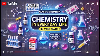 CBSE Class 12 || Chemistry || Chemistry in Everyday Life || Animation || in English