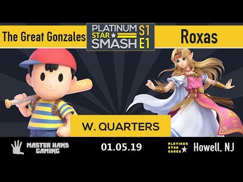 Platinum Star Smash S1E1 - The Great Gonzales (Ness) vs Roxas (Zelda) - W Quarterfinals