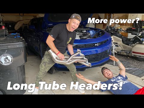 2020 Camaro SS 6th Gen Speed Engineering 1 7/8th Long Tube Headers Install!