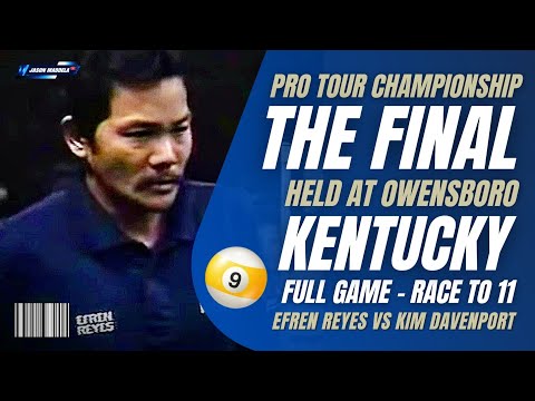 ⭐ Efren Reyes Full Game Final Pro Tour Championship Race to 11 at Owensboro, Kentucky #efrenreyes