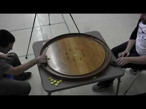 Crokinole 2015 Owen Sound Final - Campbell vs  Beierling 2/3