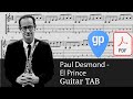 Paul Desmond - El Prince Guitar Tabs [TABS]