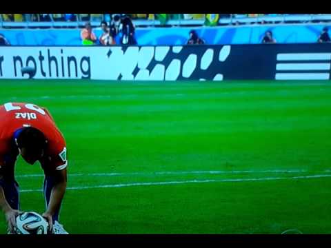 Brasil vs Chile nos pênaltis copa 2014