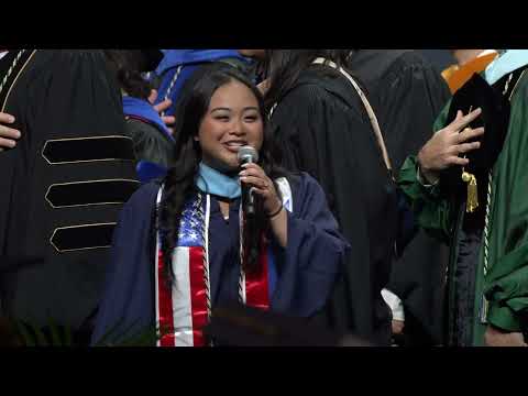 WGU 2023 Seattle Master's Commencement - National Anthem Sang by Aleyna Herley