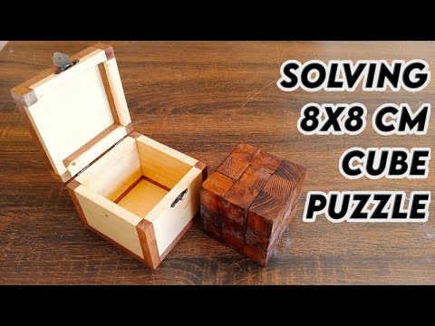 HOW TO SOLVE 8X8 CM WOODEN CUBE PUZZLE BOX