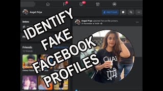How to identify a fake Facebook profile
