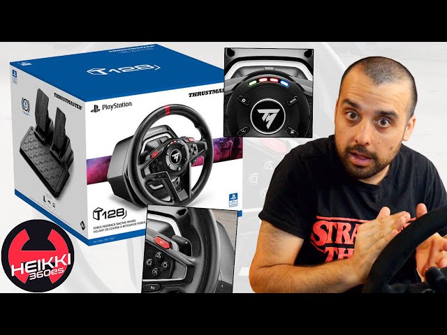 Vídeo relacionado con Thrustmaster T128 - Volante de Carreras para Xbox Series X|S, Xbox One y PC (Force Feedback Optimizado, LEDs de Velocidad, Incluye 3 Pedales Magnéticos T2PM) Negro