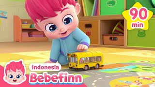 Download lagu Kumpulan Lagu Anak Bebefinn | Roda Di Bis berputar-putar | Lagu Anak | Bebefinn Bahasa Indonesia mp3