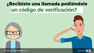 Imagem de capa do vídeo - No compartas tus códigos de verificación con otras personas