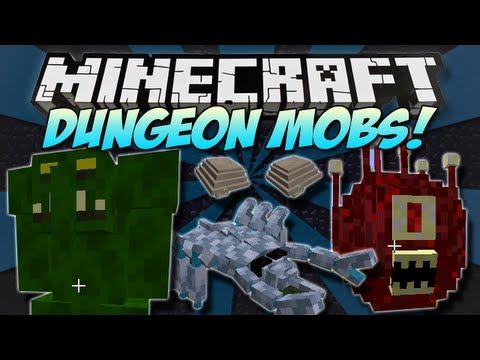 DUNGEON MOBS Mod: NEW DanTDM Minecraft