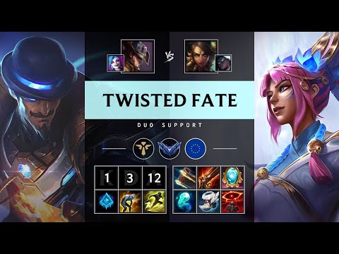 Twisted Fate Support vs Nidalee - EUW Diamond Patch 25.20