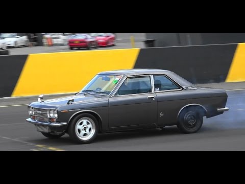 Datsun 1600 Coupe SR20 Turbo Drag Race