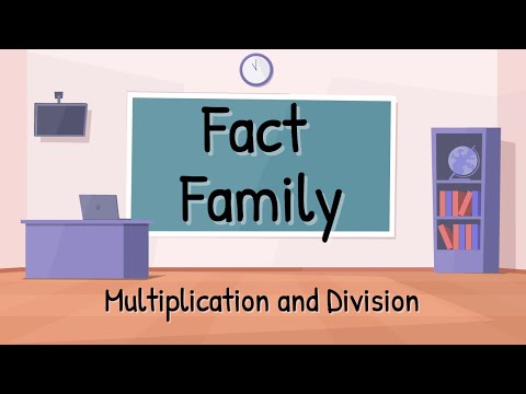 Fact Family Multiplication & Division - Grade 3 Math Vocabulary