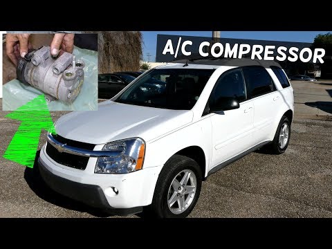 CHEVROLET EQUINOX AC COMPRESSOR REPLACEMENT PONTIAC TORRENT