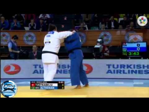 Judo Grand Prix Samsun 2014 Bronze o78kg TRABELSI Sahar (TUN) - ALTHEMAN Maria Suelen (BRA)