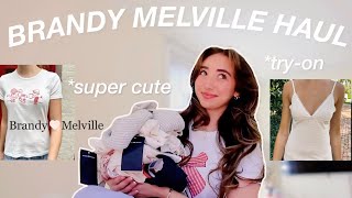 BRANDY MELVILLE TRY-ON CLOTHING HAUL!
