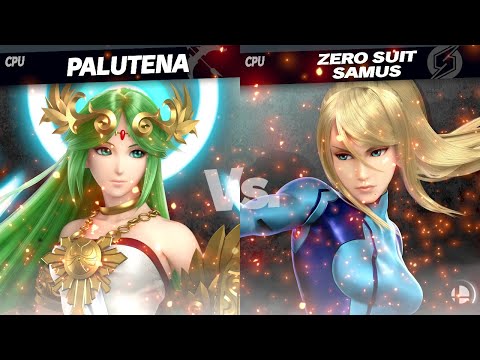 1-on-1: Palutena vs Zero Suit Samus