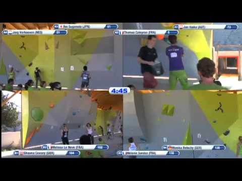 Climbing World Cup 2012 Boulder Vienna, AUT - Boulder Women's and Men's Semifinals