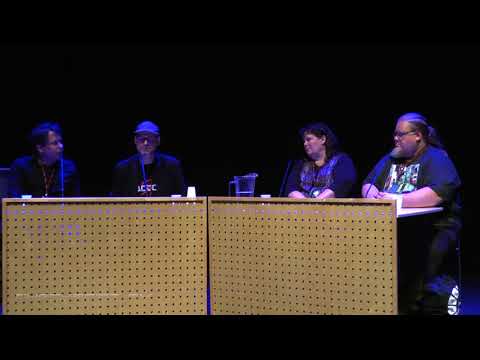 Tracon 2017 panel discussion: Chris Huelsbeck, Jonne Valtonen, Angel Leigh McCoy, Ville Vuorela