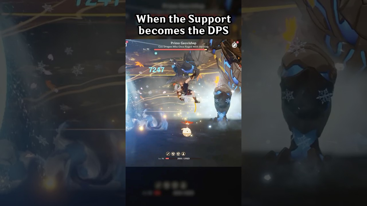 When the Support Becomes the DPS