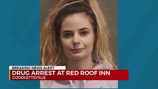 Drug arrest at Red Roof Inn