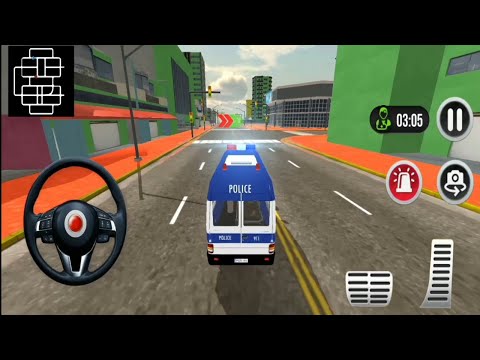 ↖️Police Ambulance Rescue Driving Simulator - Police Doctor Ambulance Game - #21 Gameplay