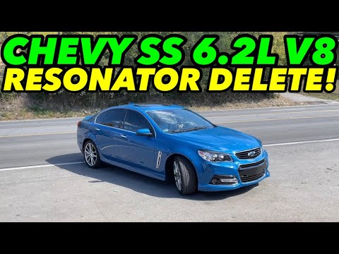 2015 Chevy SS 6.2L V8 Dual Exhaust w/ RESONATOR DELETE!