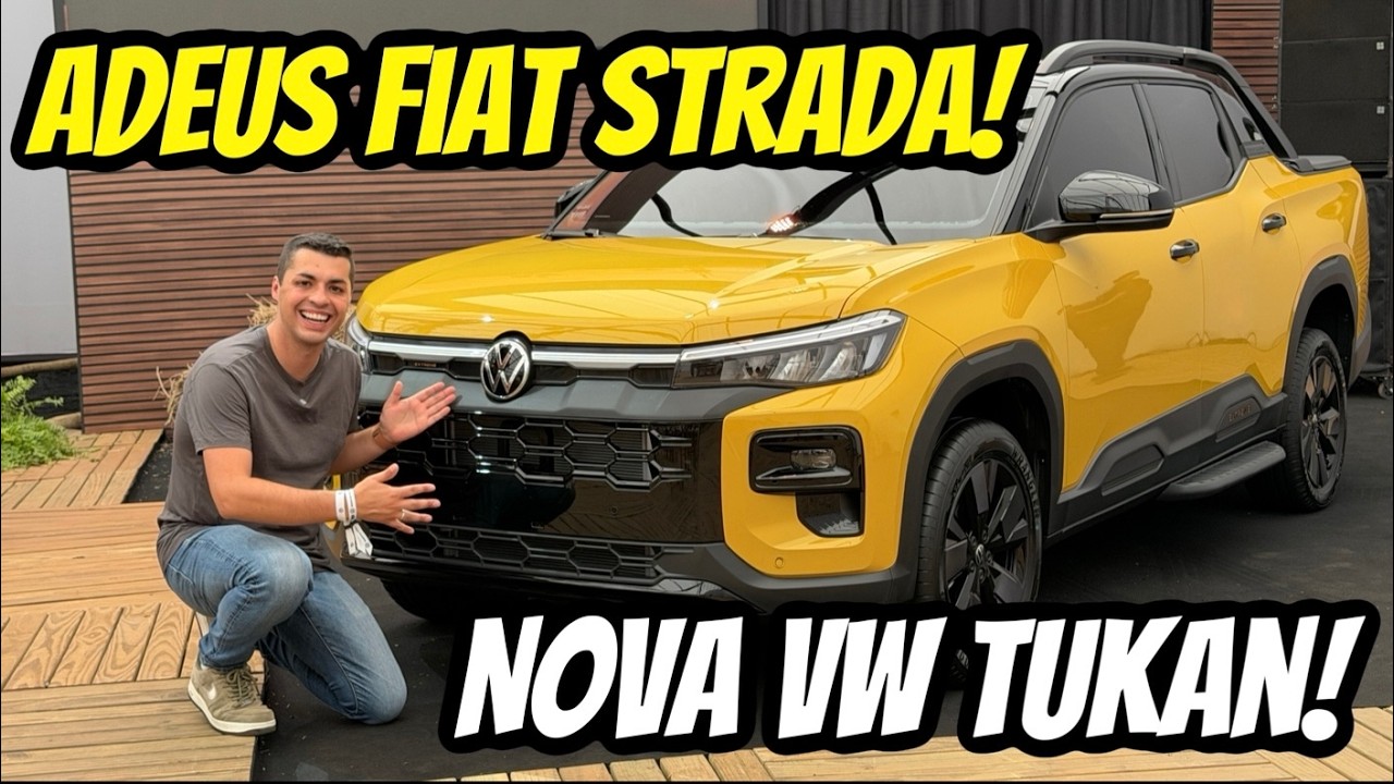 VOLKSWAGEN TUKAN - LANÇAMENTO AGORA! PREÇOS E EQUIPAMENTOS! ADEUS FIAT STRADA!