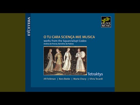 O tu cara sciença mie musica (Madrigale a 2)