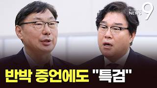 '반박 증언' 쏟아졌는데…'조작기소 특검' 공식화한 與 [뉴스더] [뉴스9]