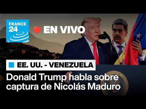 🔴 En vivo | Trump habla tras la captura de Maduro en Venezuela y su traslado a EE. UU.
