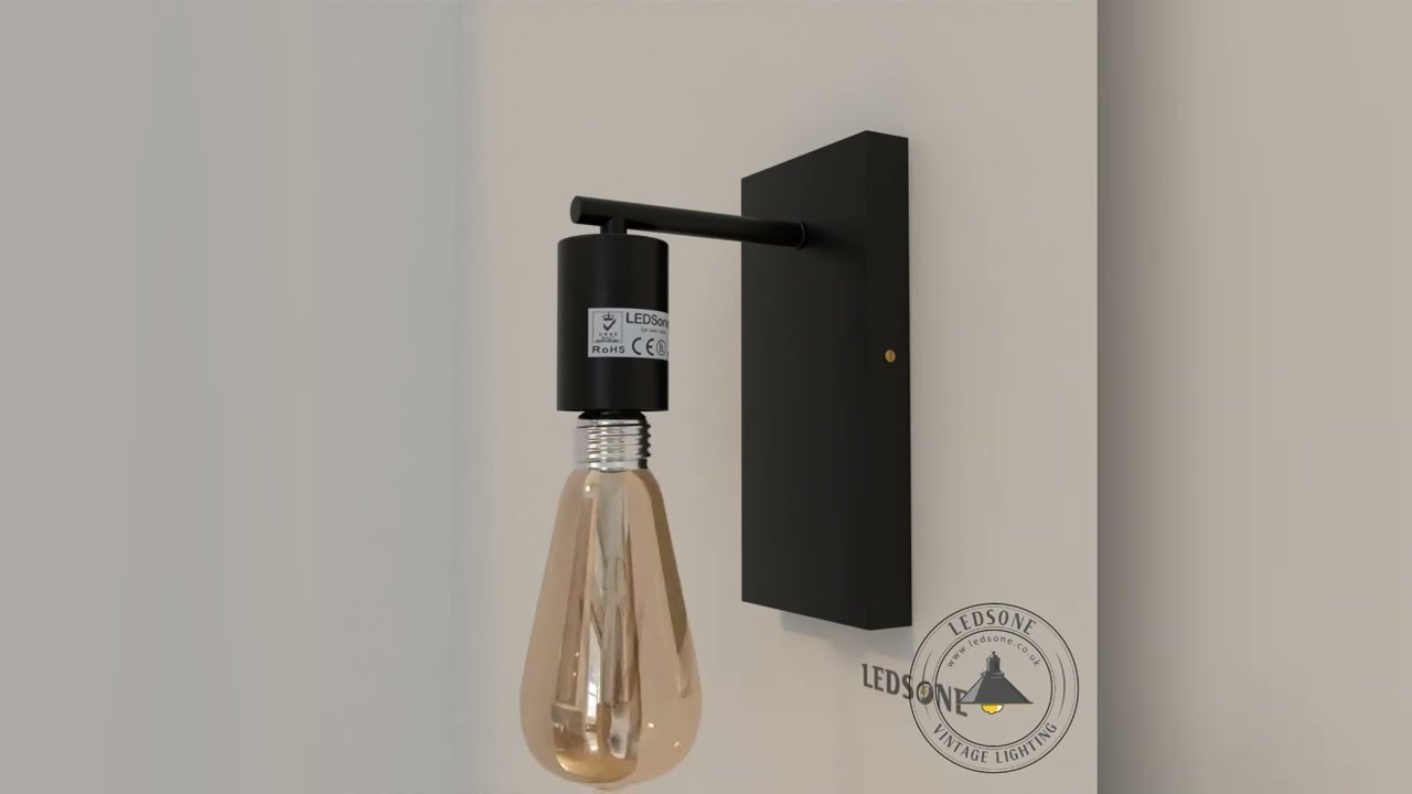 Industrial Vintage Ceiling Light Fitting Installation